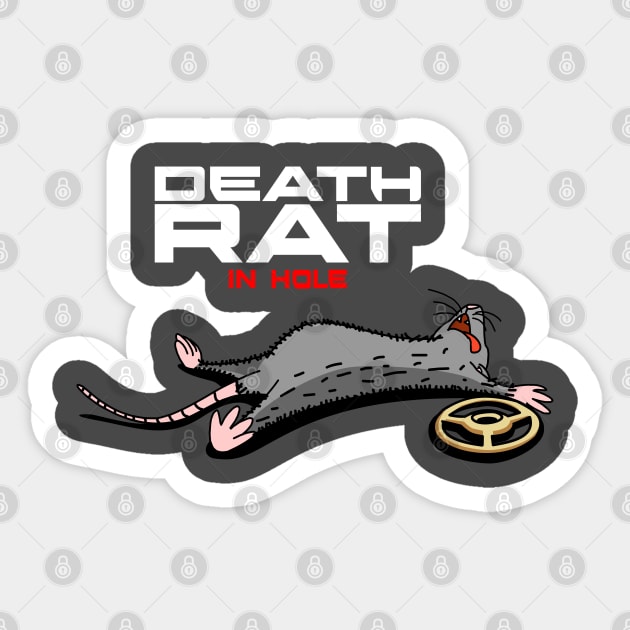 death rat Sticker by small alley co
